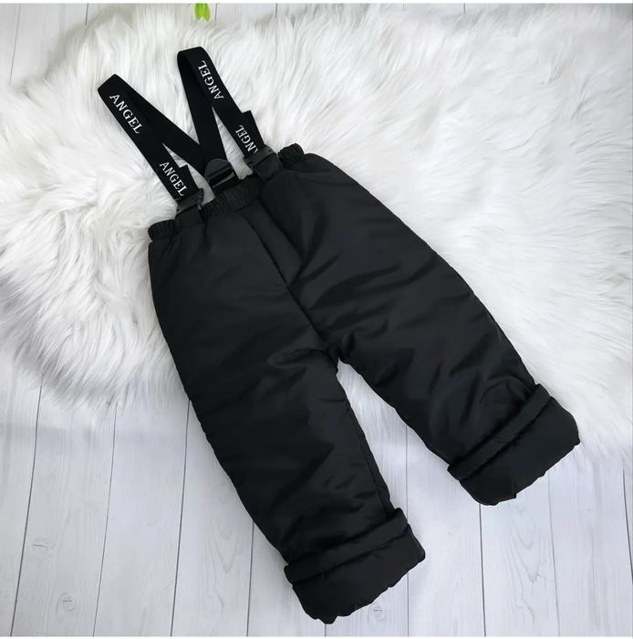 Зимовий напівкомбінезон штани для хлопчика дівчинки,дитячий комбінезон
