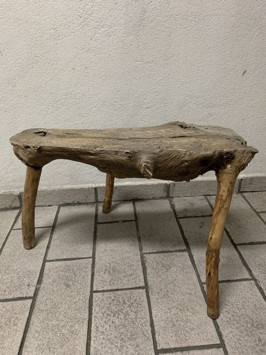Banco rustico tronco