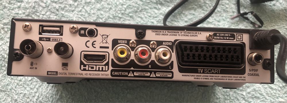Dekoder TV naziemnej Thomson THT 501 DVBT