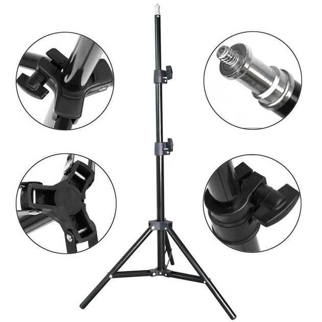 Штатив для кольцевой лампы, лазерного уровня, есть опт