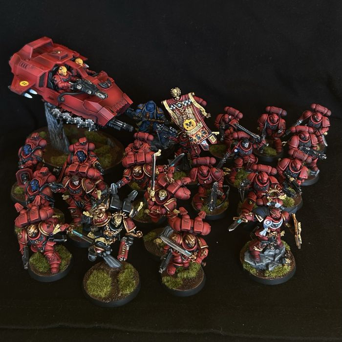 Armageddon space marines propainted