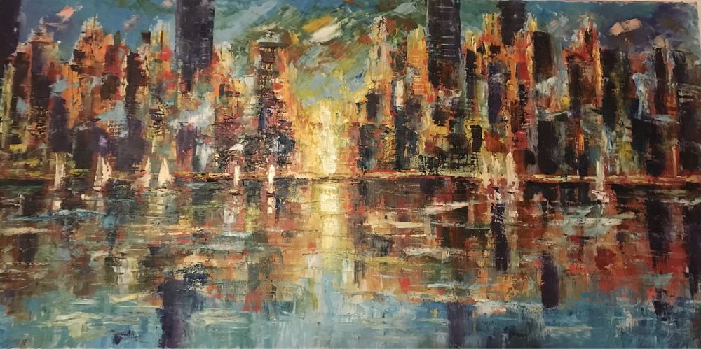 PROMOCJA, Obrazy olejne (różne), 100x70, Adam Nowakowski