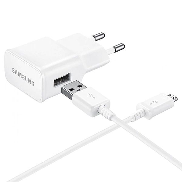 Ładowarka sieciowa Samsung EP-TA50EWE 8W USB-A z kablem microUSB ECB-D