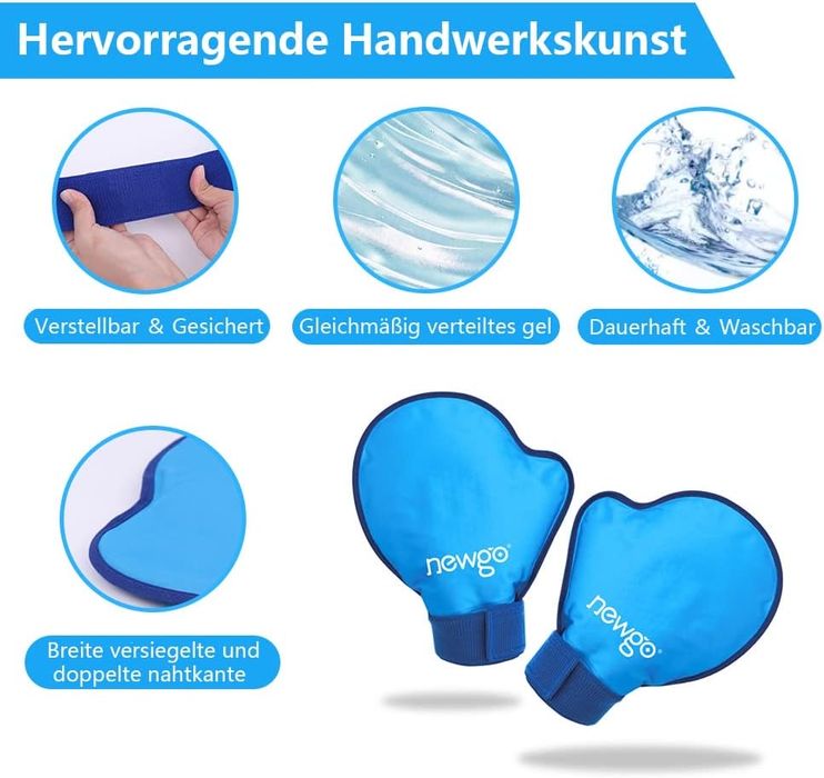 Rękawiczki żelowe chłodzące po chemioterapii, 2szt