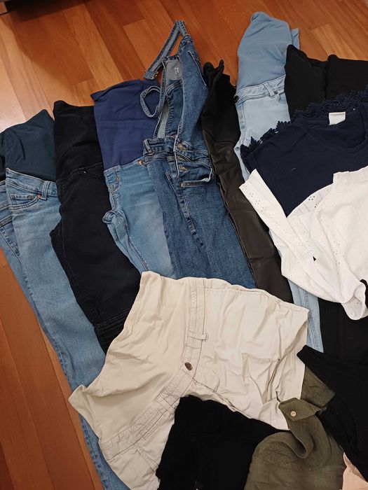 Conjuntode roupa grávida- maternidade