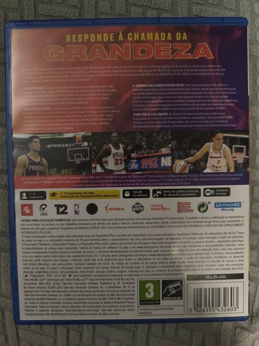 Jogo NBA 2K23 PS5