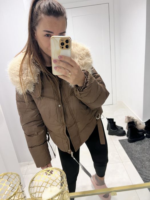 Kurtka braz z futerkiem