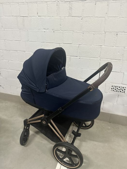 Коляска Cybex Priam 4.0 2в1 Rose Gold /  Nautical blue