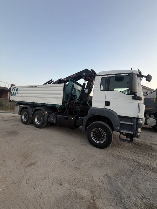 Man TGS480 com grua 21M e Bascula