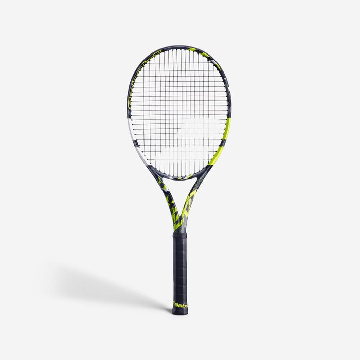 RAQUETE DE TÉNIS ADULTO - BABOLAT PURE AERO CINZA AMARELO 300g
