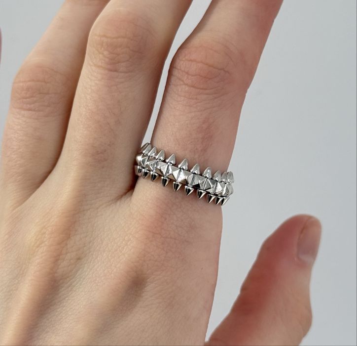 Каблучка у стилі Clash Cartier клеш кольцо Картье кiльце