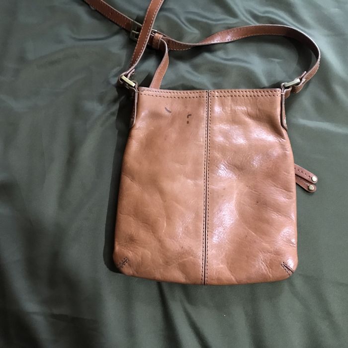 Подарок Мужчине. Фирменная кожаная сумка Oasis. 22/19 см