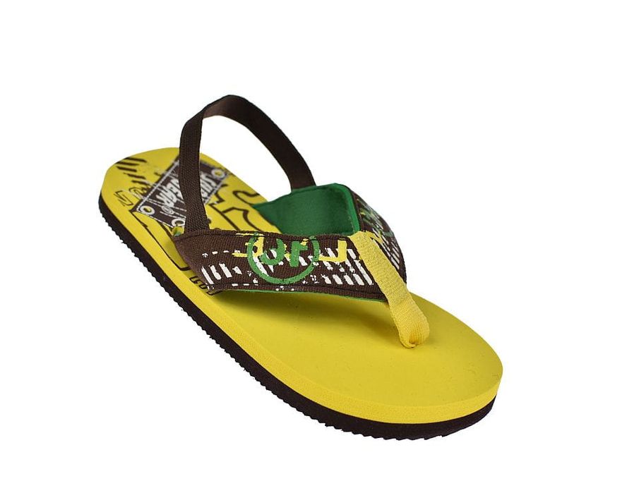 Klapki japonki dziecięce z gumką na piętę A9635 BRYE rozm. 26