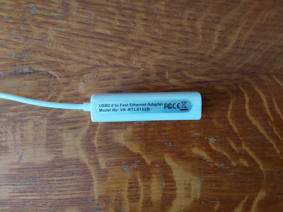 USB LAN адаптер RTL8152B для ТВ-ресивера супутникового, Т2 або медіаприставки.