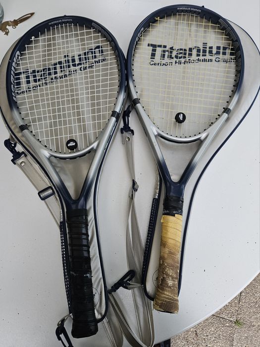 2 Rakiety tenisowe Crane Titanium Carbon Hi-Modulus Graphite