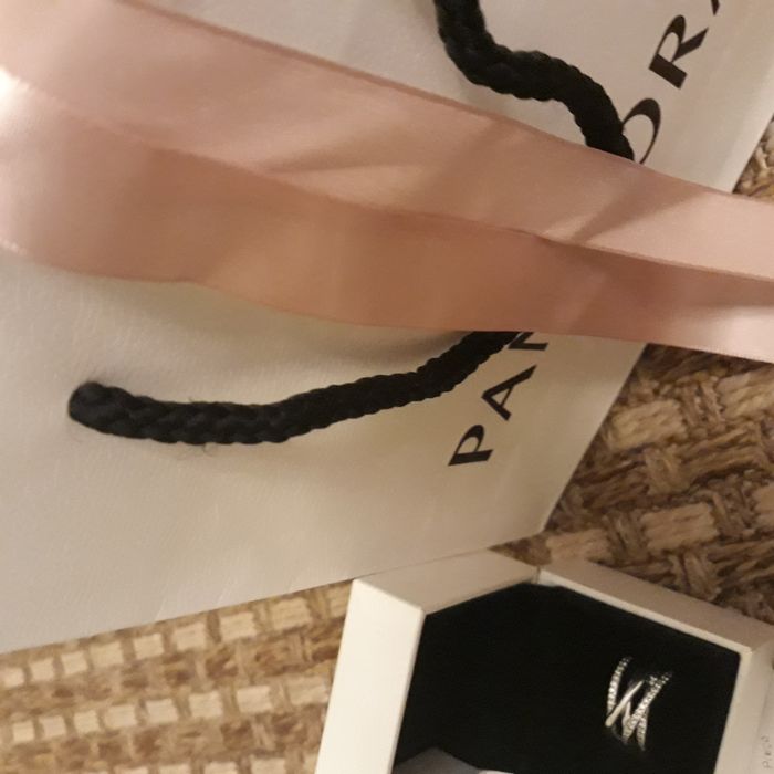 Anel Prata Pandora NOVO tam 50