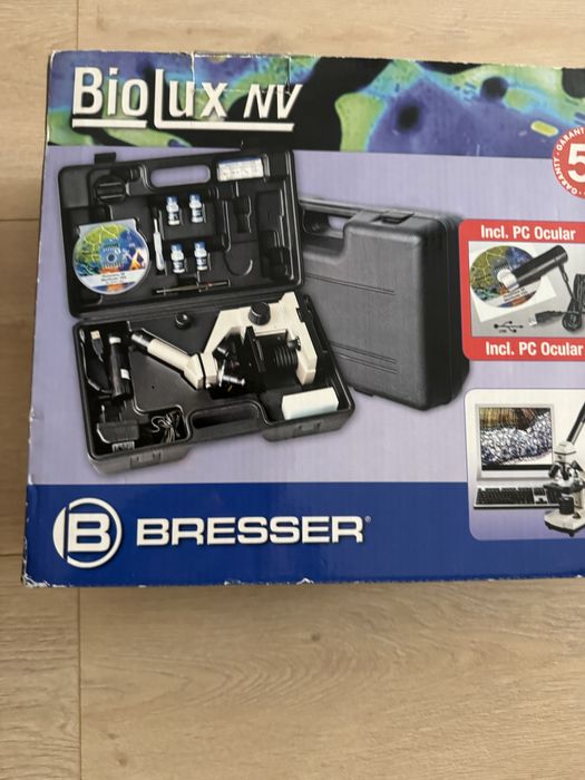 Microscopio Bresser Biolux NV 20x-1280x.