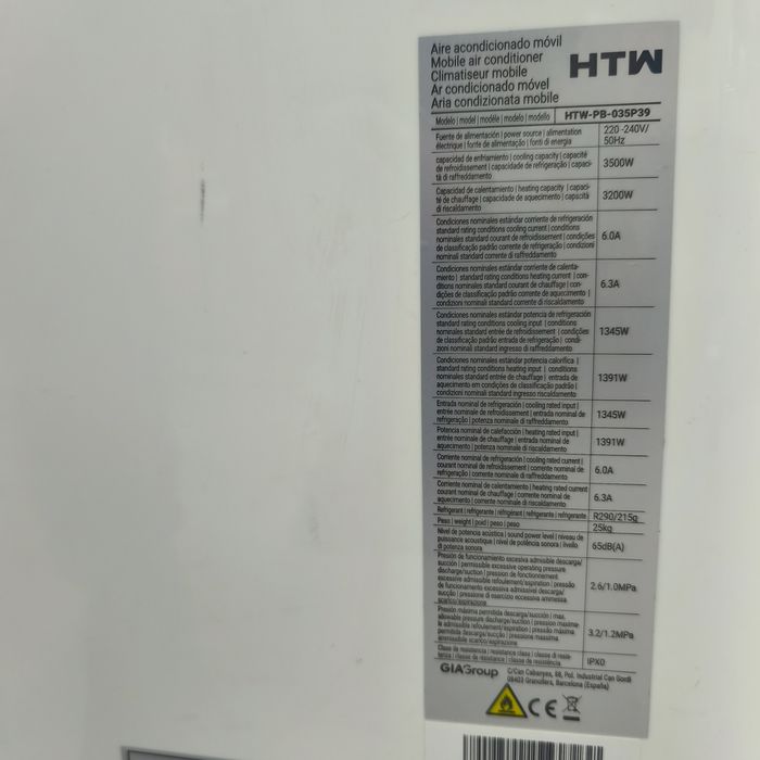 Ar condicionado portátil - HTW