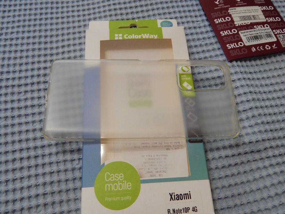 Чохол і захисне скло для Redmi Note 10 Pro НОВЕ