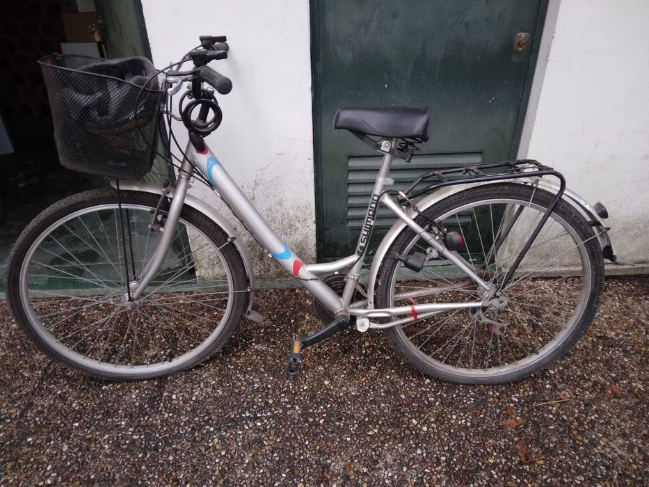 Bicicleta com cesto
