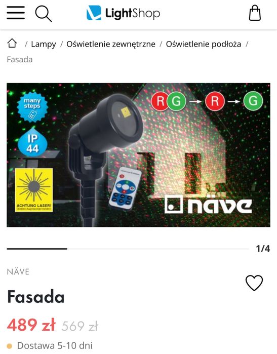 Näve  swiateczne Oświetlenie zewnetrzne z pilotem