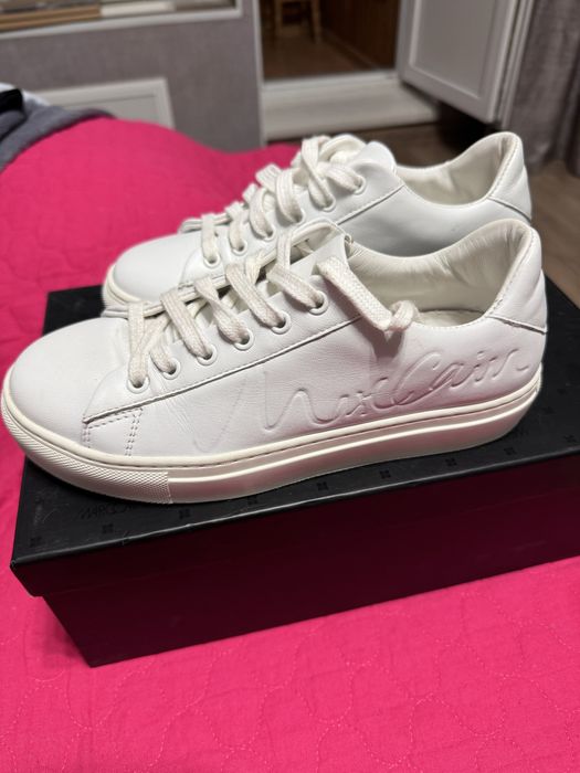 Білі молочні шкіряні кеди Marc Caine 36