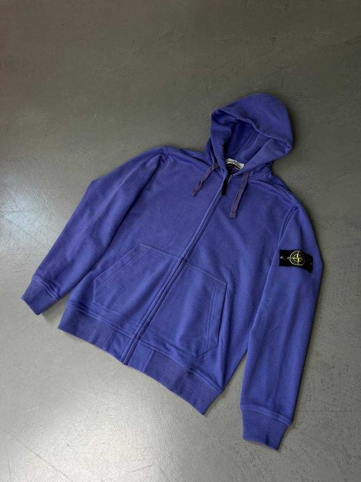 Кремовая Зипка Стоник - Зіп худі Стон Айленд SI - Кофта Stone Island