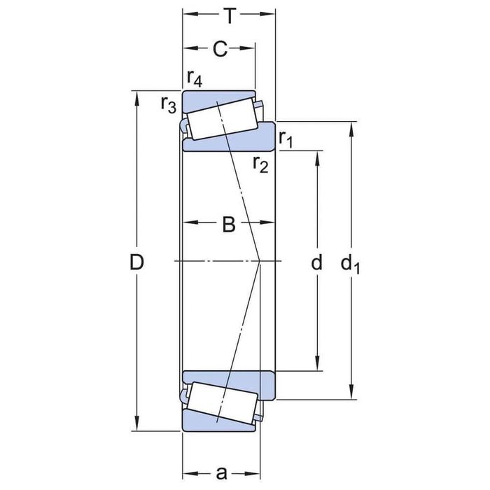 Łożysko stożkowe duże SKF 32014 X/Q