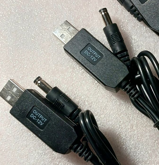 Кабель для роутера USB DC 12V WiFi без світла, перетворювач 5-12V