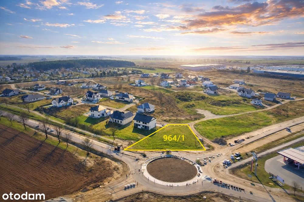 Działka budowlana 851 m² | Świebodzin | MPZP | media przy działce