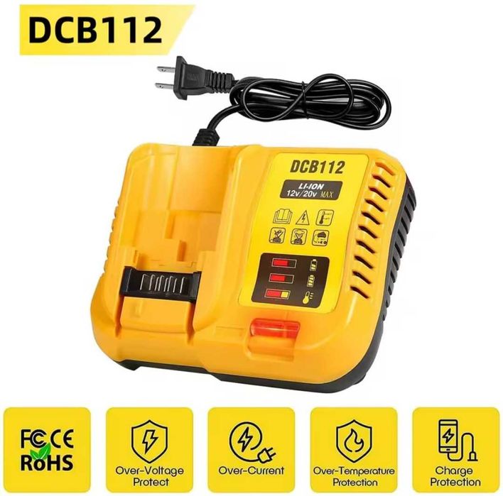 Ładowarka Dewalt DCB112 2A 10,8 / 12 / 14,4 / 18 V / 20 V