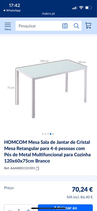 New Dining Table in Box64740604765953121