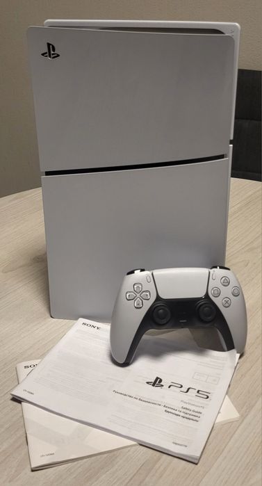 Ігрова консоль Sony Playstation 5 Slim, офіційна, повний комплект