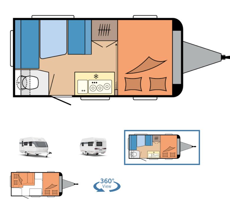 Hobby 390 Ontour bogato doposażona, mover, jak nowa !!