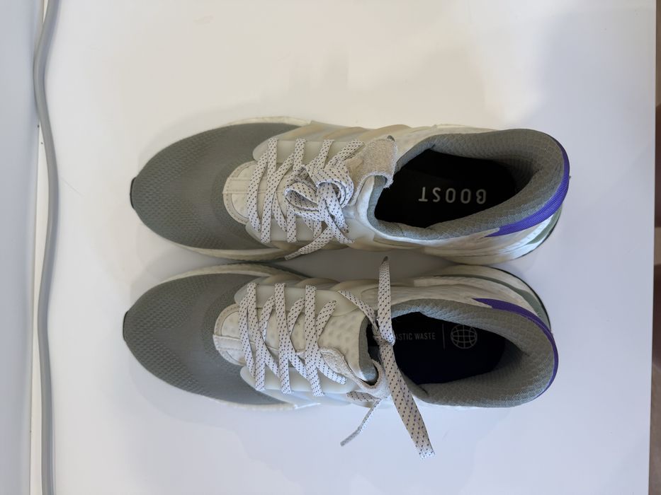 adidas X_PLRBOOST (олива/фіолетовий Boost)