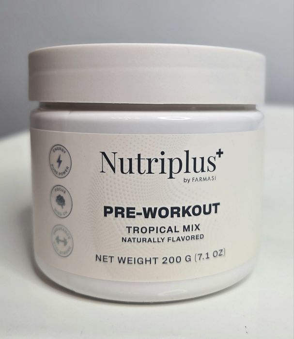 Pre Workout Nutriplus Farmasi Smak Tropical Mix Przed Treningiem
