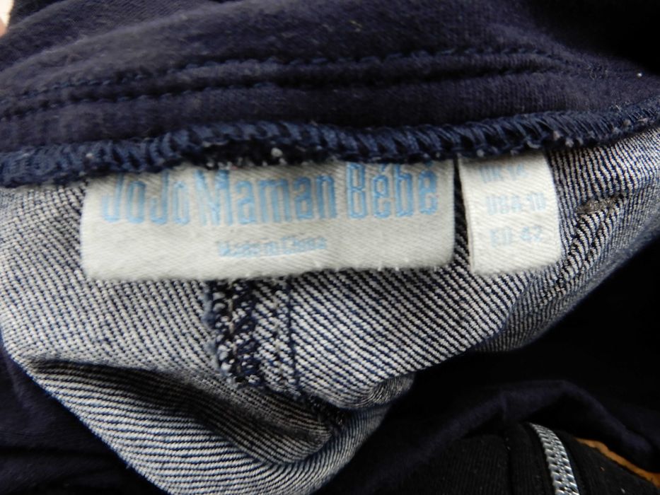 Spodnie spodenki rybaczki za kolano jeansowe dżinsowe ciążowe 42 XL