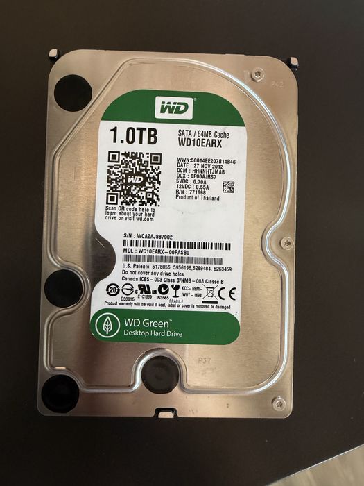 Dysk twardy WD Green 1TB (WD10EARX)