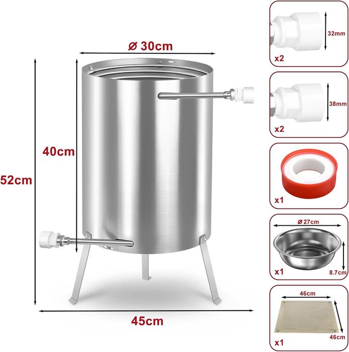 OGRZEWANIE DO BASENU OGRODOWEGO Na Drewno Węgiel Część Piec Ogrzewacz