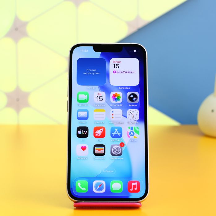 Смартфон Apple iPhone 13 128GB Starlight (172424) Б/У З ГАРАНТІЄЮ