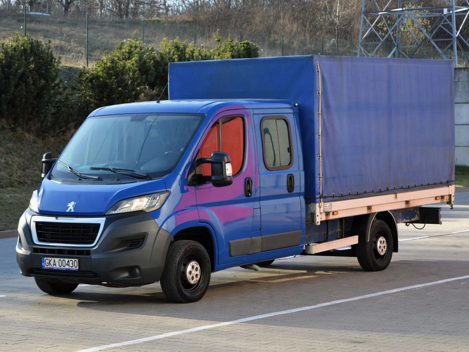 Peugeot Boxer MAXI 7-Osobowy Skrzynia Doka  2,2HDI 130KM 2015r FAKTURA VAT-23% Polski Salon Bezwypadkowy SerwisASO