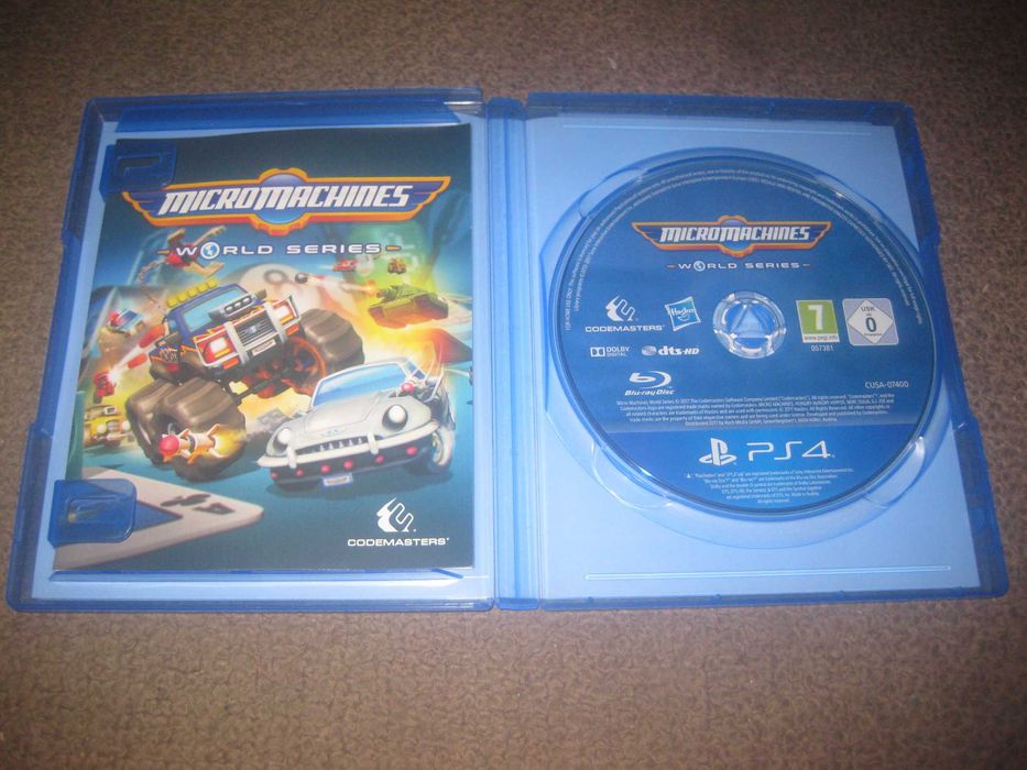 Jogo "Micro Machines World Series" para a Playstation 4/Impecável!