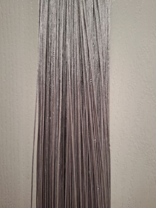 Dwie firanki, zasłonki typu makaron 156x240, 2 szt