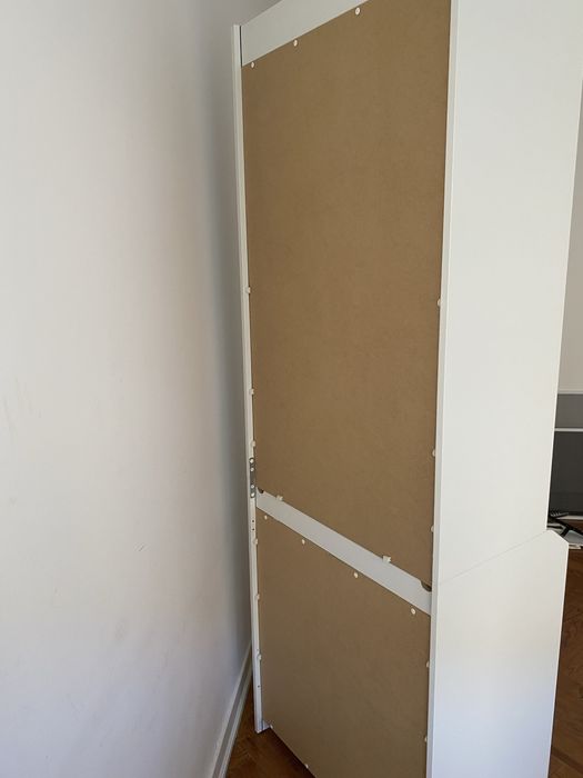 Roupeiro IKEA HAUGA com 3 gavetas – Branco 70x199 cm