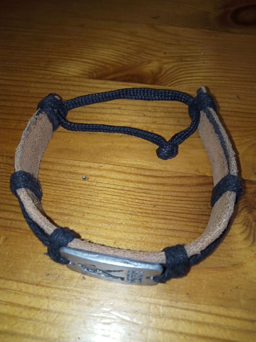 Wodnik znak zodiaku opaska bransoletka skórzana