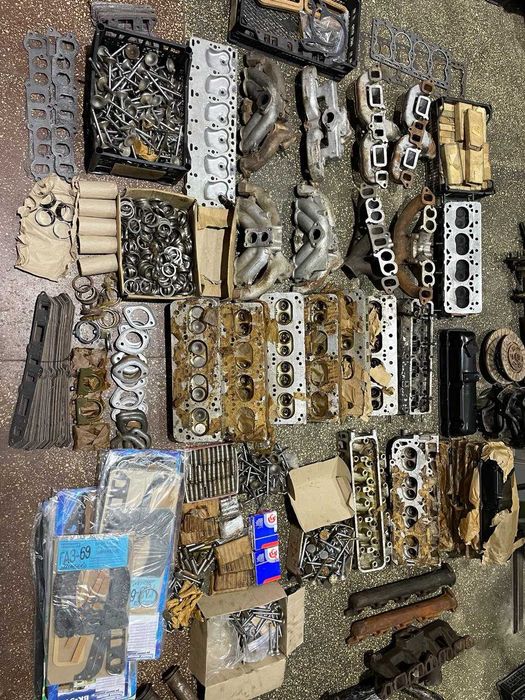 Головки блоку циліндрів, клапана Газ 21, Газ 24, Уаз, Газ 53, Газ 66