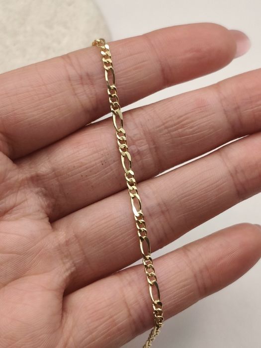 Złoty łańcuszek Figaro 585