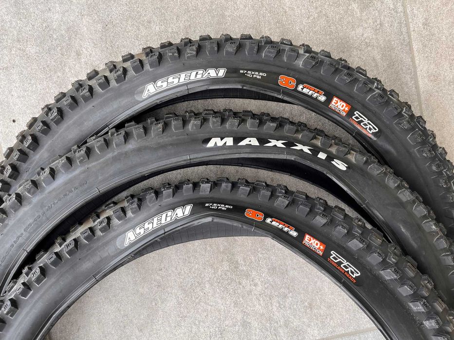 Opona Maxxis Assegai 27,5 2,60  60TPI 3C EXO Plus TR Maxx terra enduro wzmocniona scianka boczna