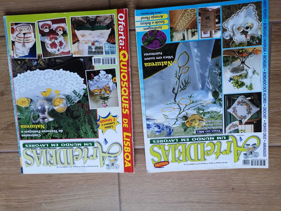 revistas de rendas e bordados