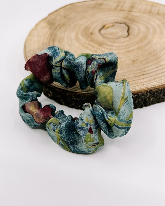 Jedwabna gumka do włosów scrunchies 100% jedwabiu